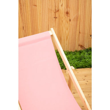 Pink Deckchair
