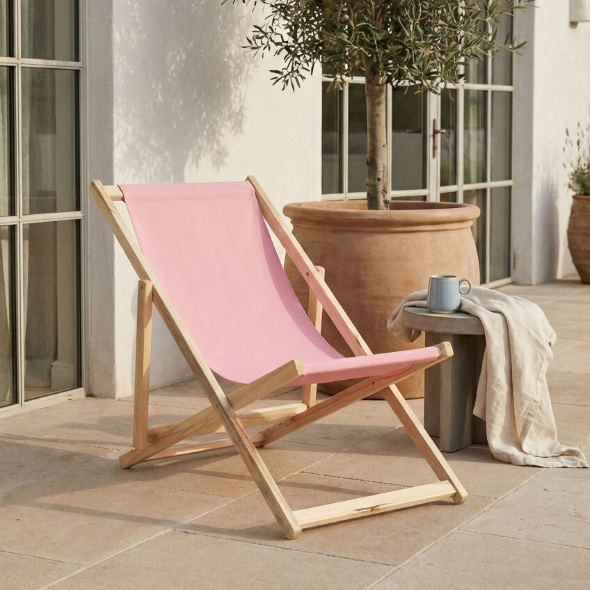 Pink Deckchair