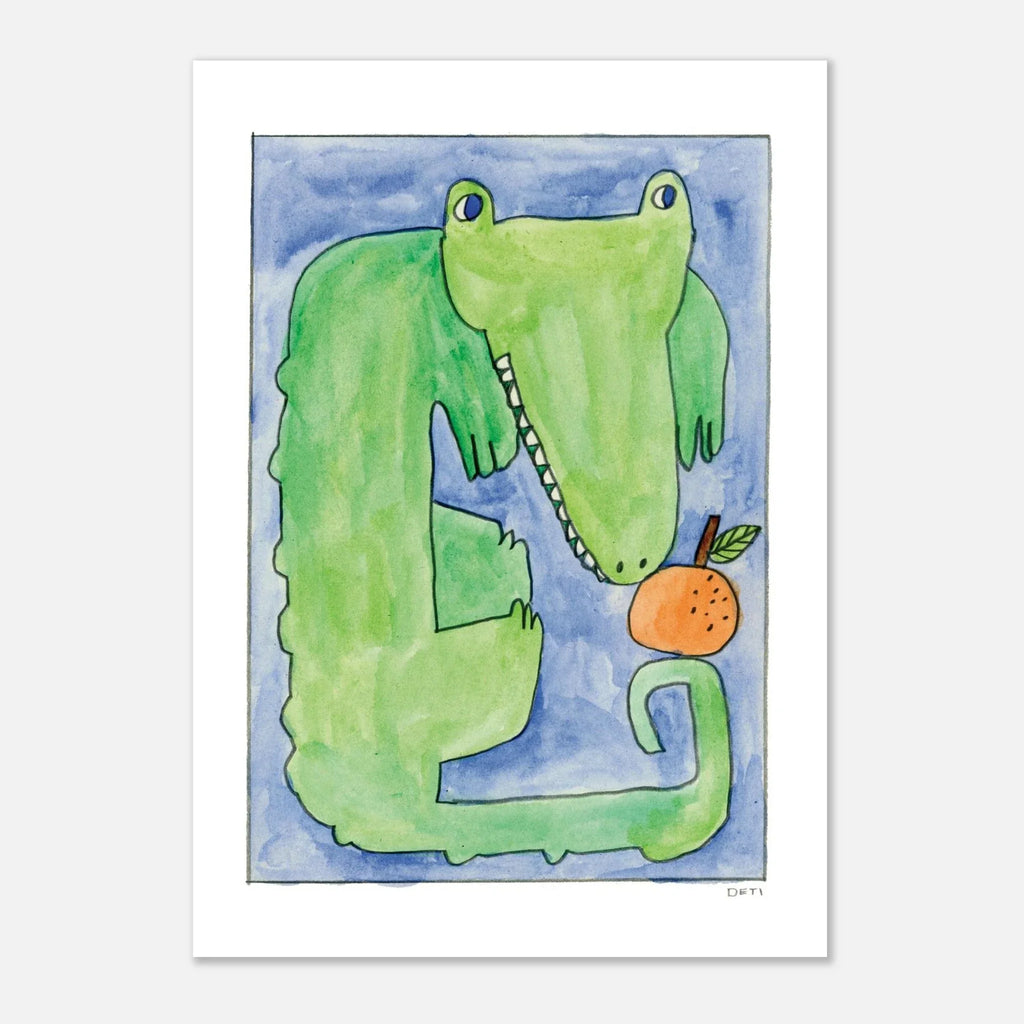 Florida Gator Print by Hayley Deti
