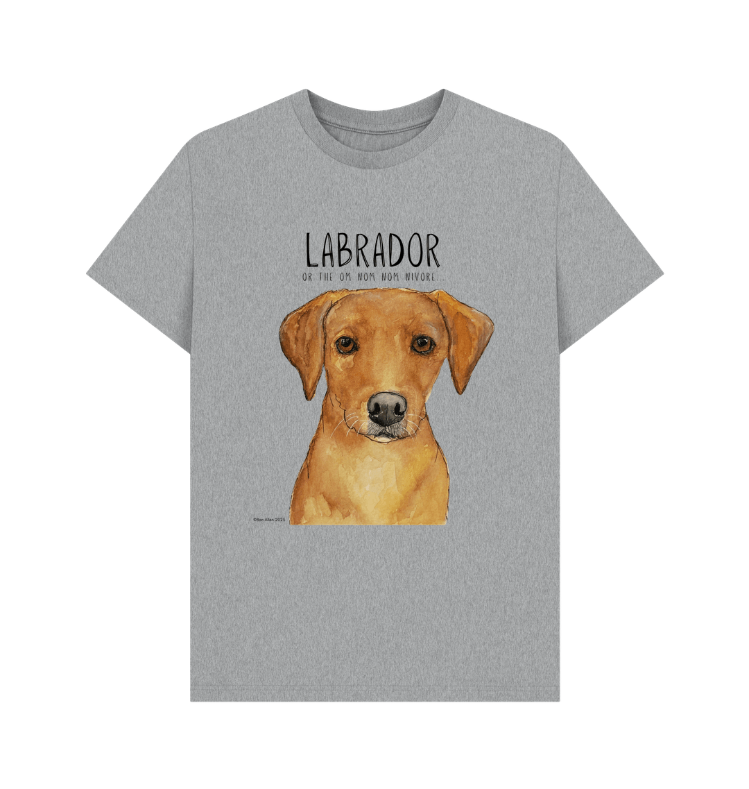 Fox Red Labrador Men's Tee Snack Goals and Tail Wags