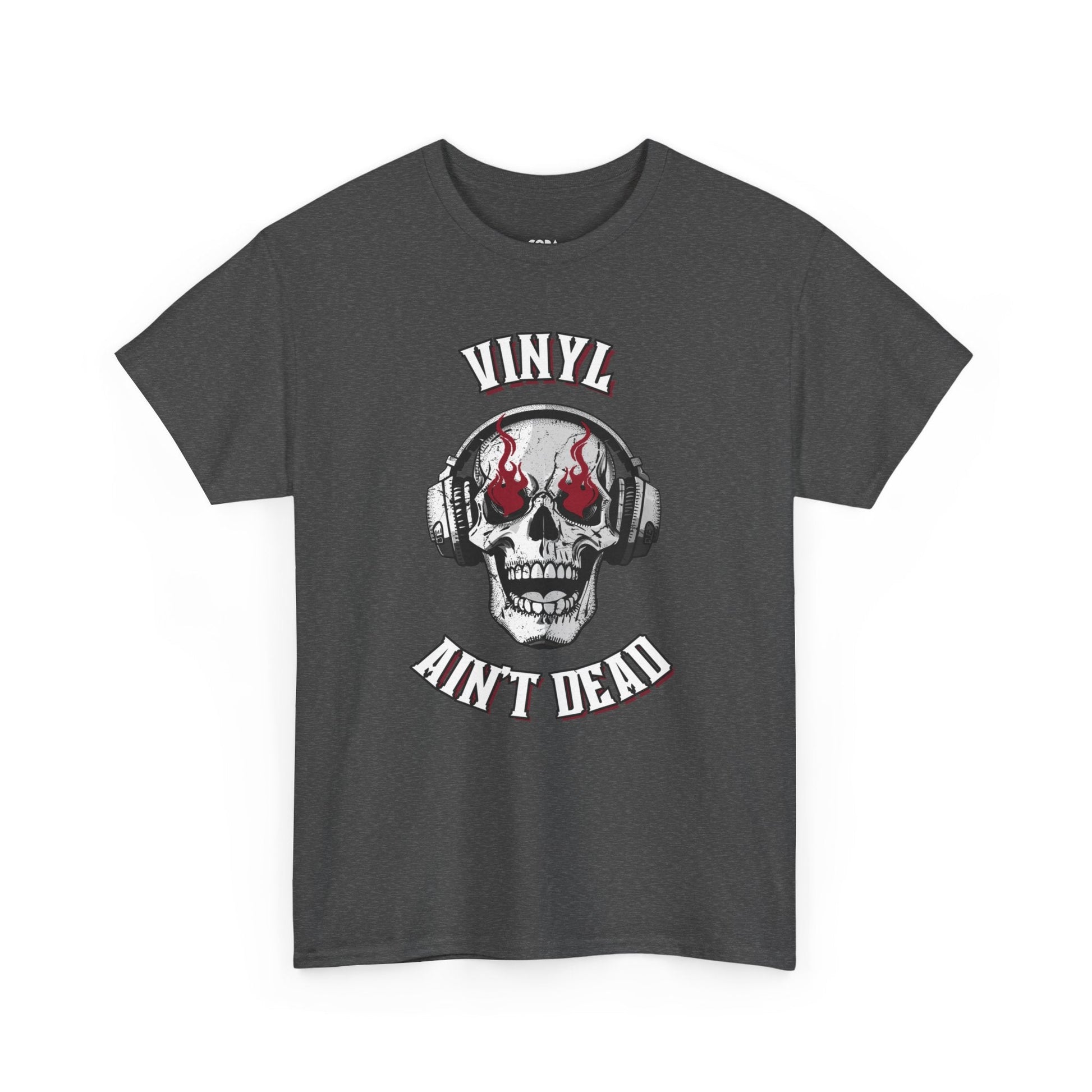 Vinyl Ain't Dead Skull Men's T-Shirt