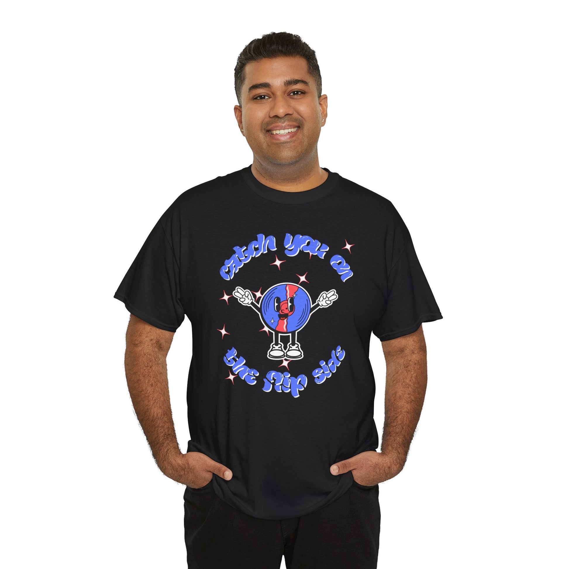 Catch You On The Flip Side Men's Vinyl T-Shirt