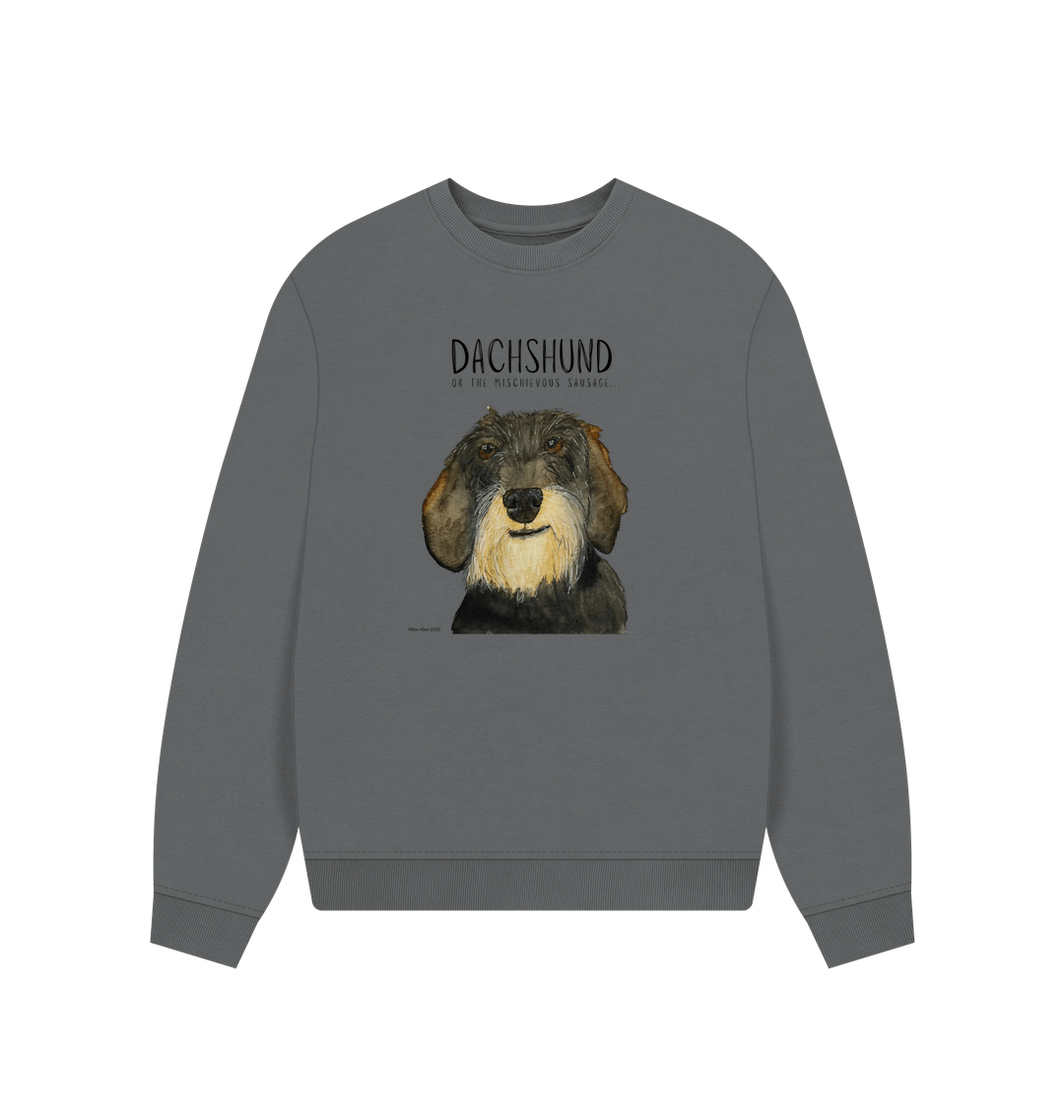 Wire Haired Dachshund Oversized Sweatshirt