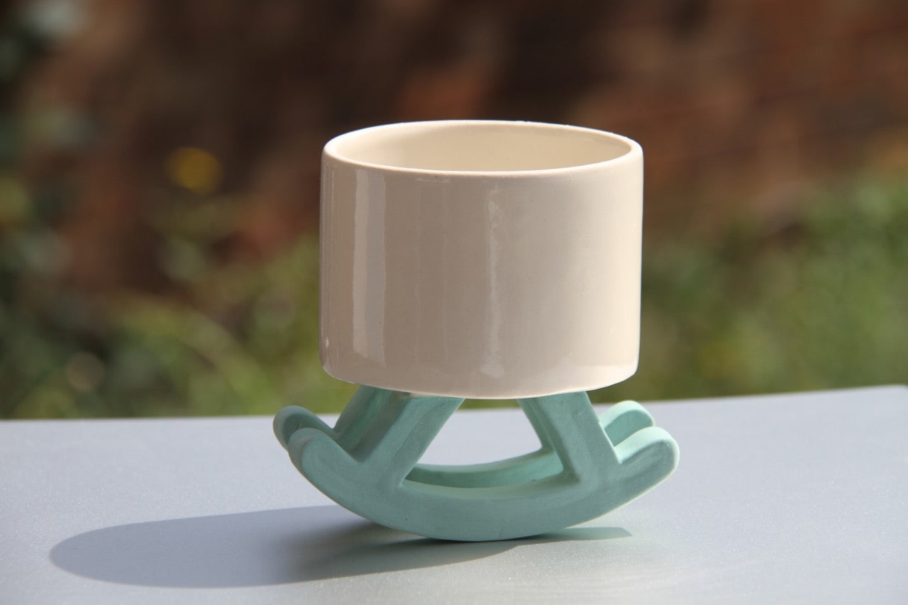 Rocky Chair Whisky Cup in Green