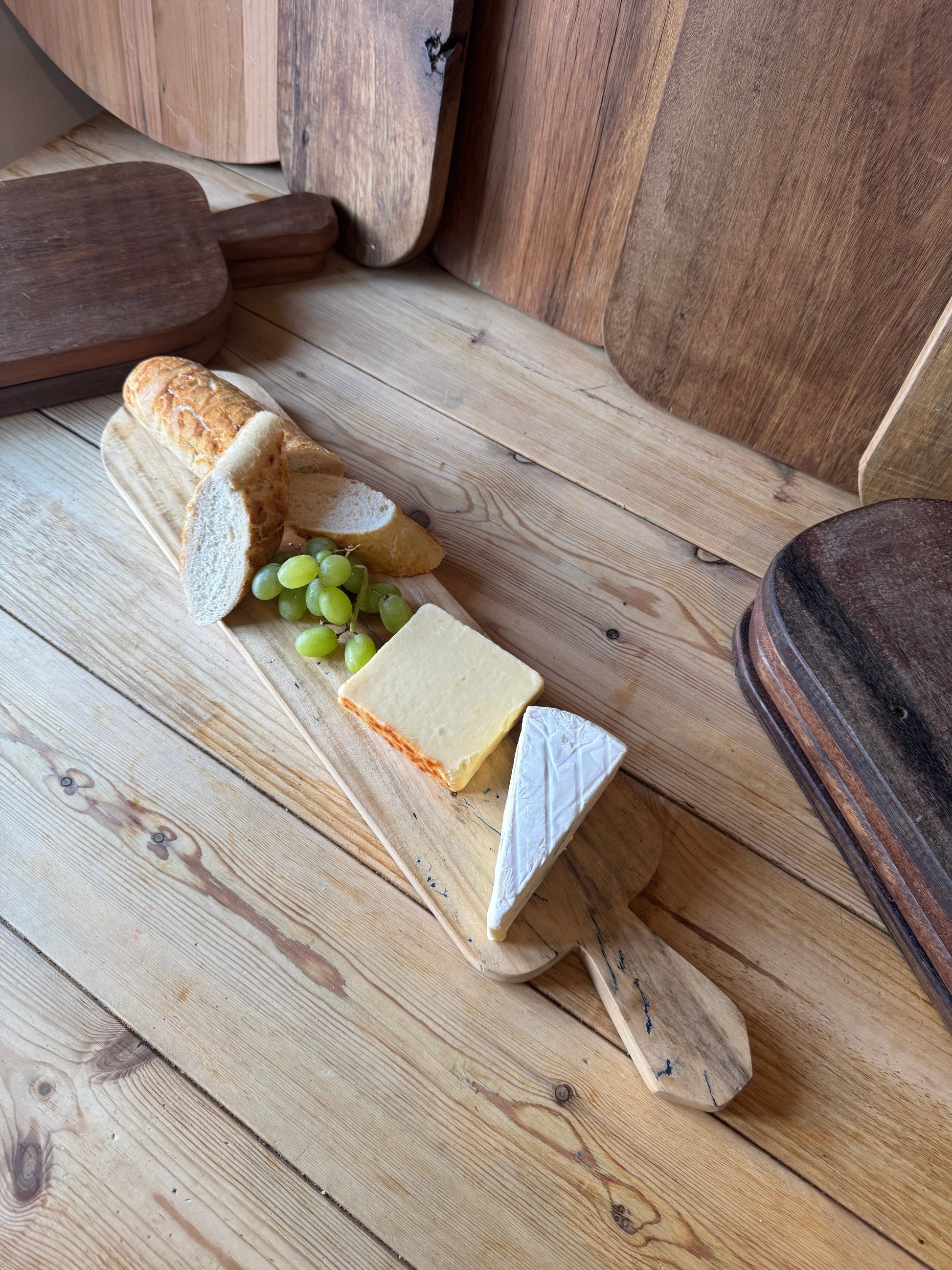 Reclaimed Wooden Cheese and Charcuterie Serving Board