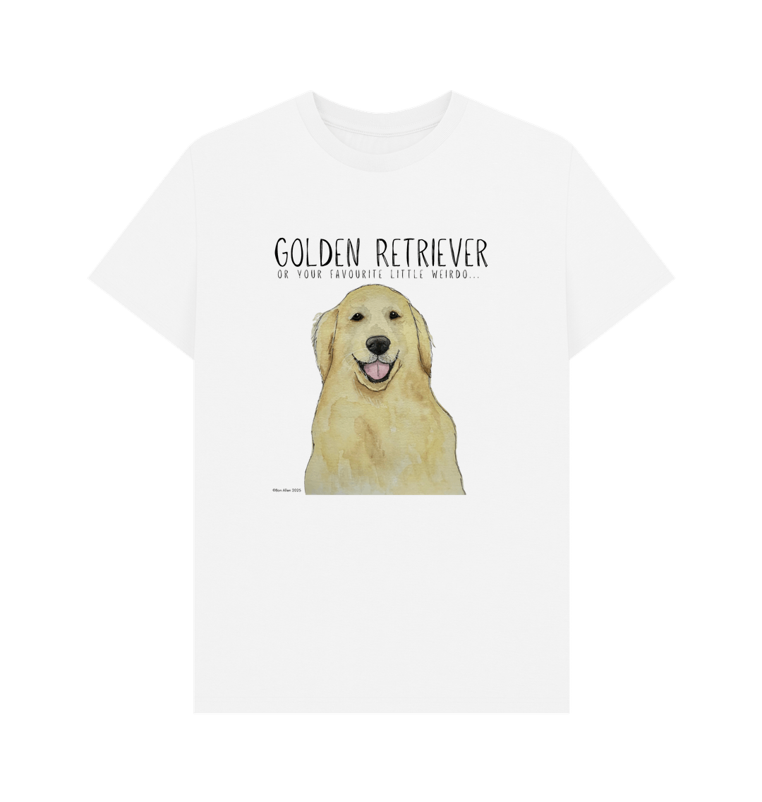 Golden Retriever Vibes Men's Sustainable T-Shirt