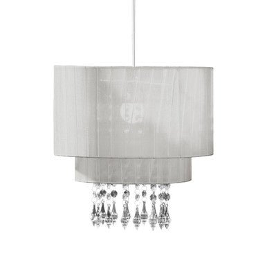 Silver Voile Pendant Shade