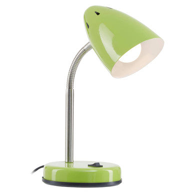 Green Gloss Desk Lamp with Adjustable Arm