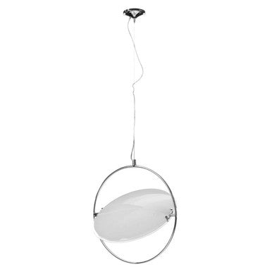Large White Pendant Light