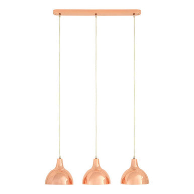 Jasper 3 Pendant Light in Copper Finish