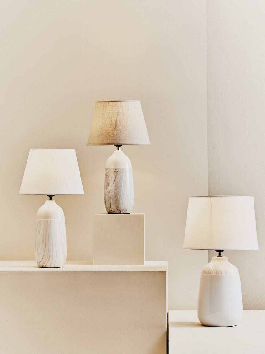 White Ceramic Table Lamp
