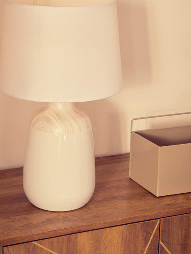 White Ceramic Table Lamp