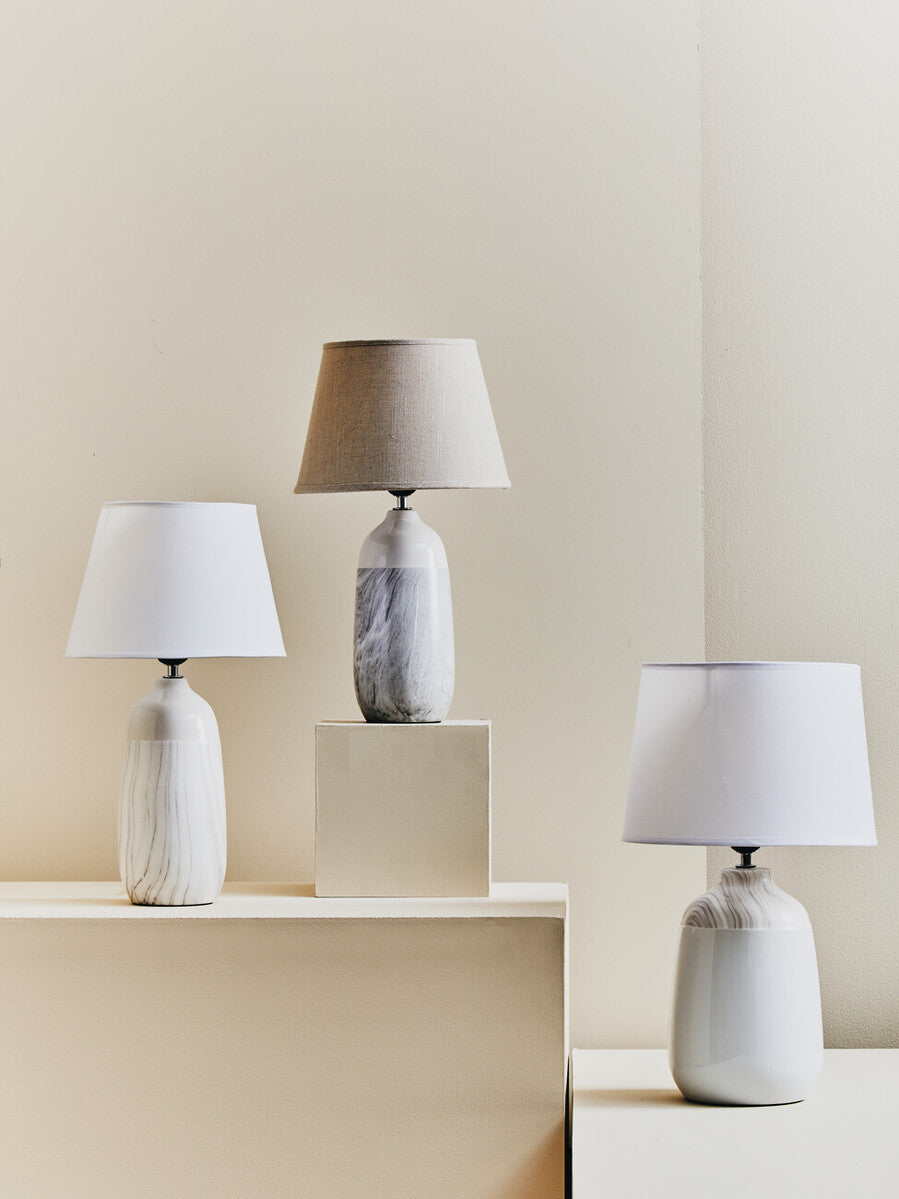 White Ceramic Table Lamp