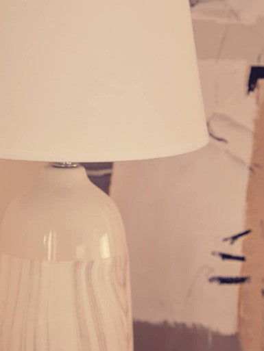 White Ceramic Table Lamp