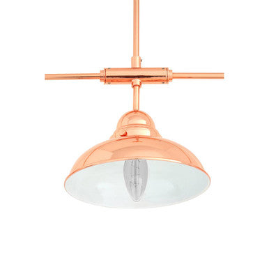 Jasper 3 Pendant Copper Finish Light