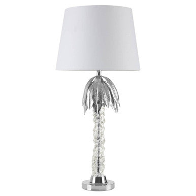 Palm Tree Table Lamp with Crystal Accents