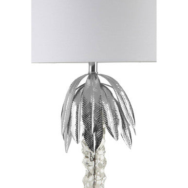 Palm Tree Table Lamp with Crystal Accents
