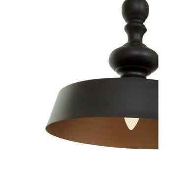 Small Black and Gold Pendant Light