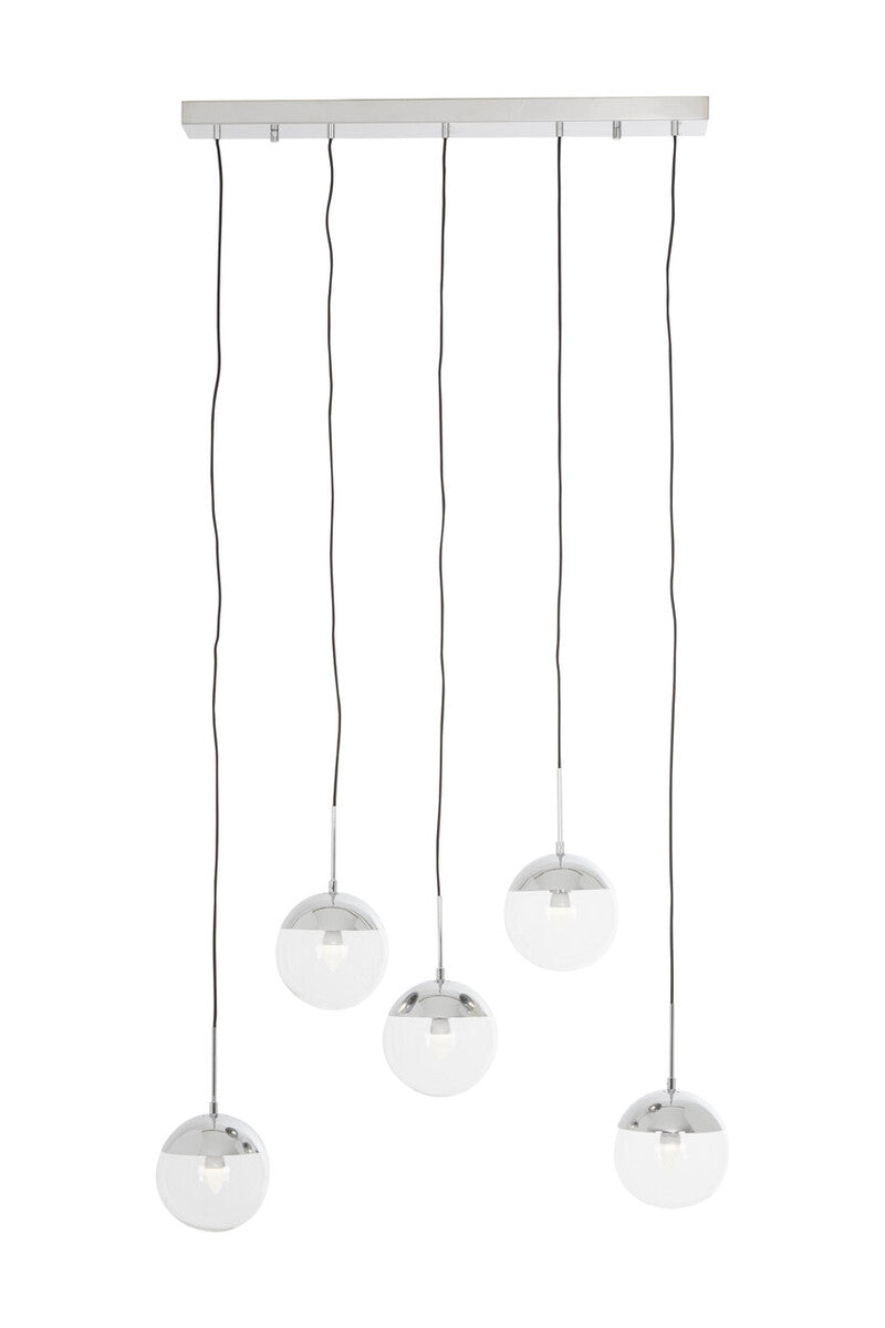Chrome 5 Pendant Light