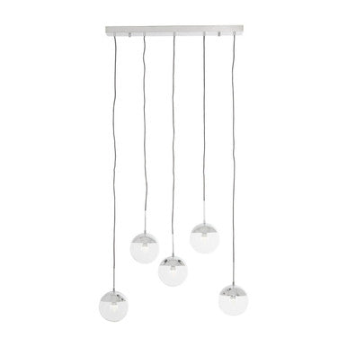 Chrome 5 Pendant Light