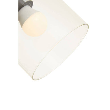Matte Black Curved Table Lamp