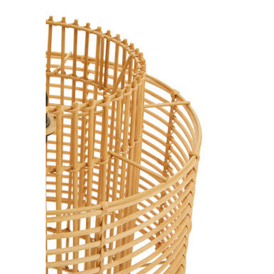 Natural Rattan Overlapping Pendant Lamp