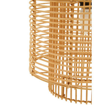 Natural Rattan Overlapping Pendant Lamp