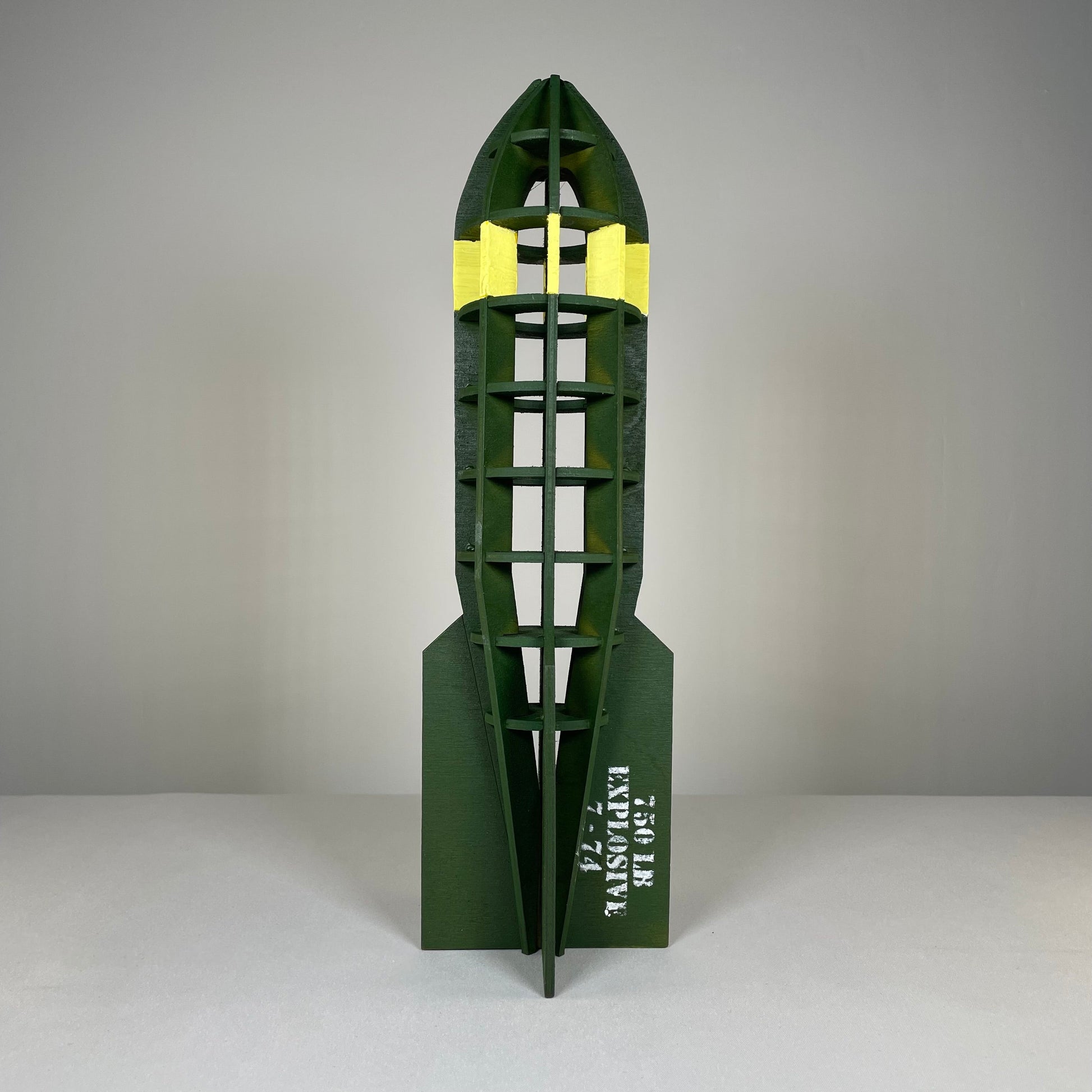 WW2 Bomb Flatpack Model Kit