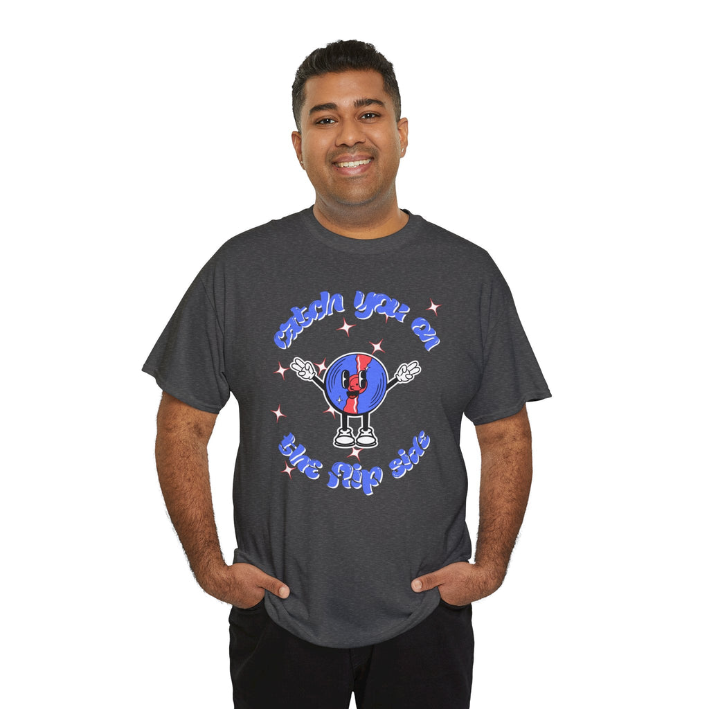 Catch You On The Flip Side Men's Vinyl T-Shirt