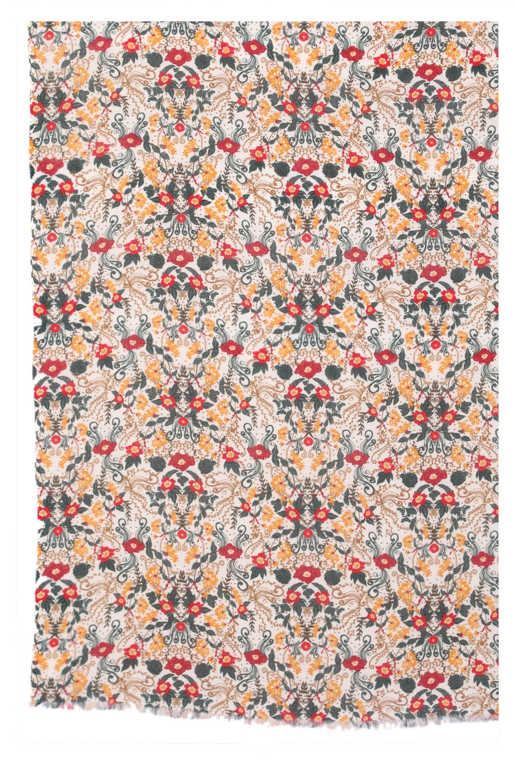 Vintage Wool Scarf in Multi Coloured