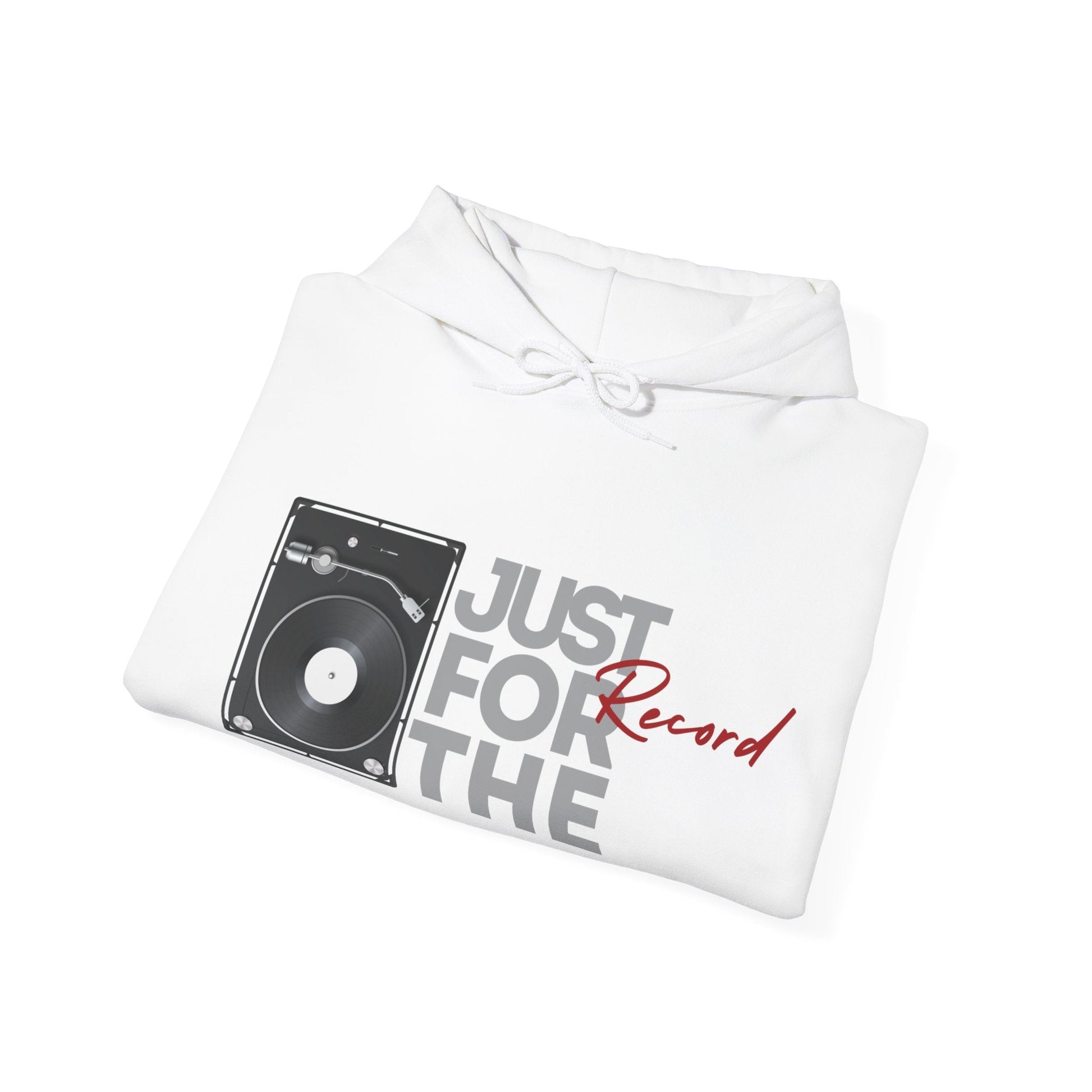 Just for the Record Mens Hoodie