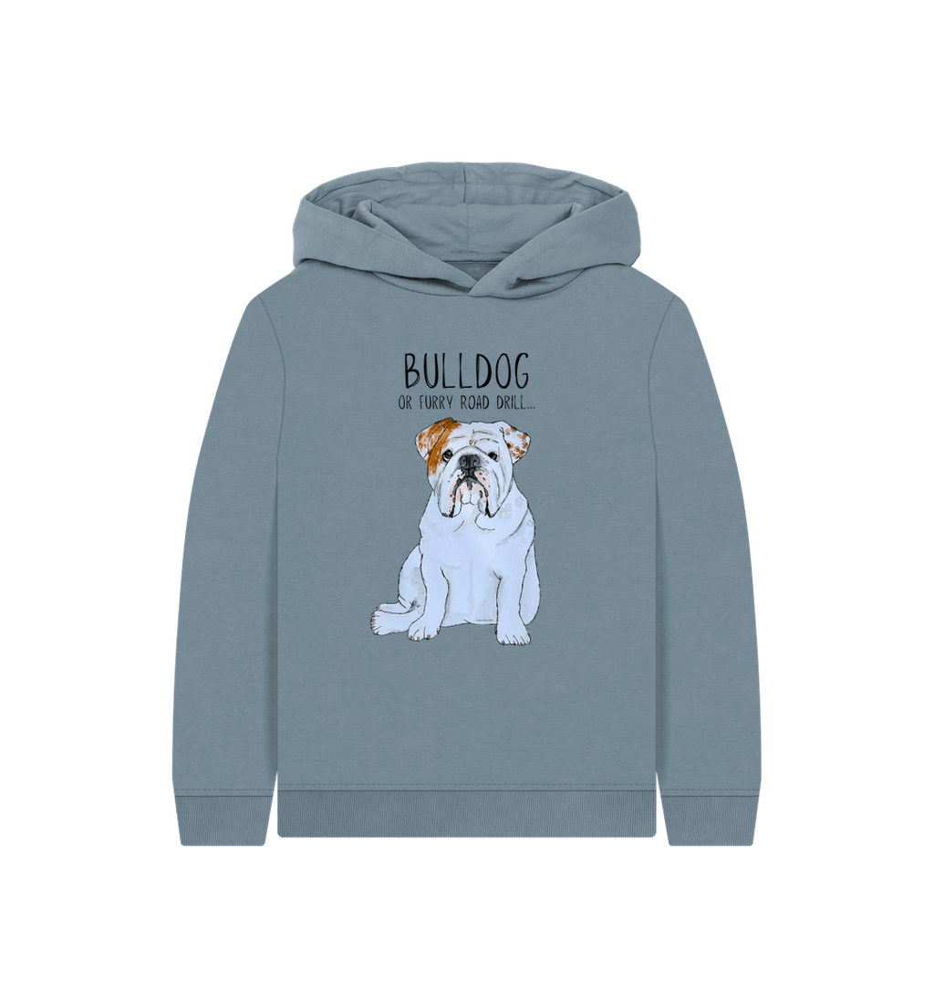Kids Bulldog Hoodie in Organic Cotton