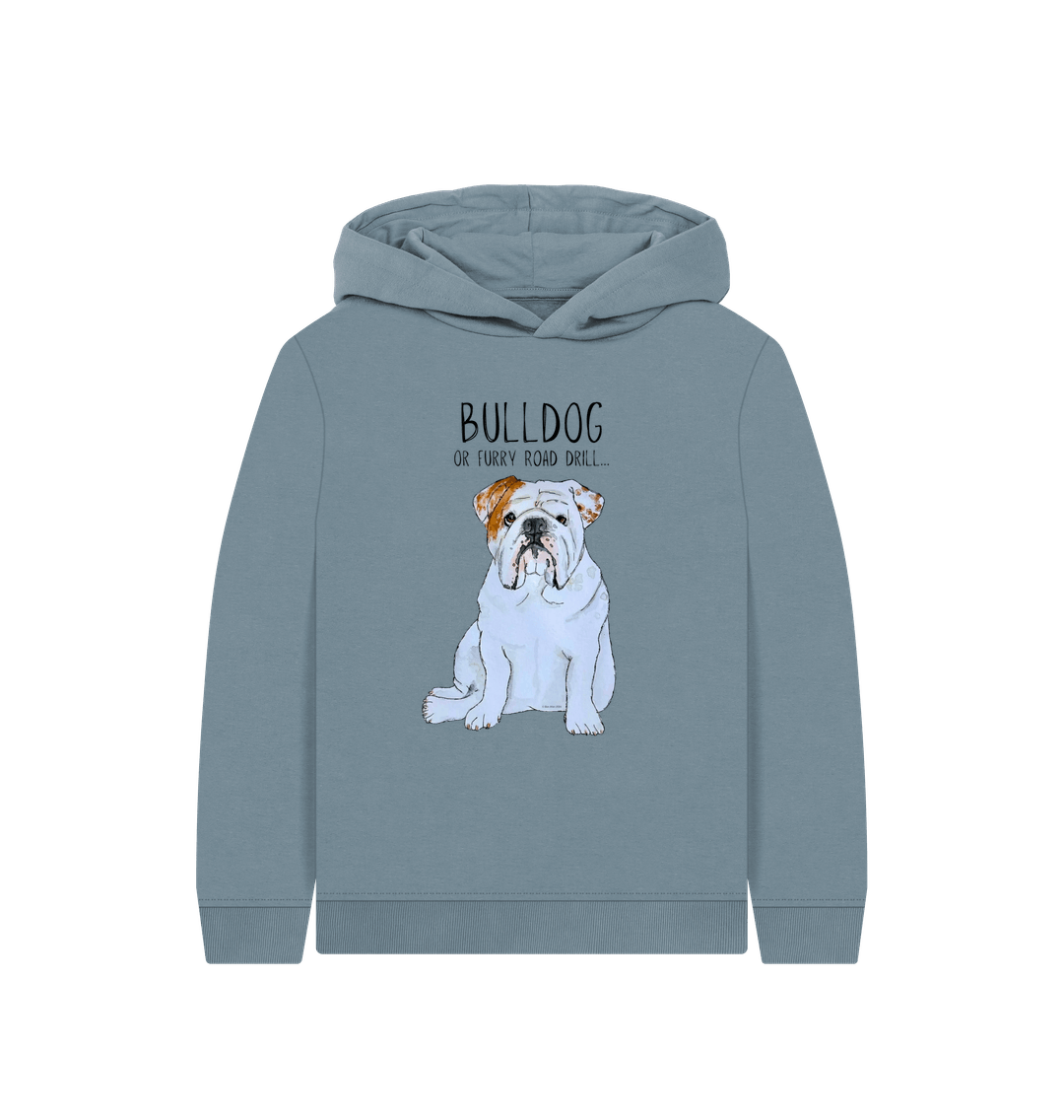 Kids Bulldog Hoodie in Organic Cotton