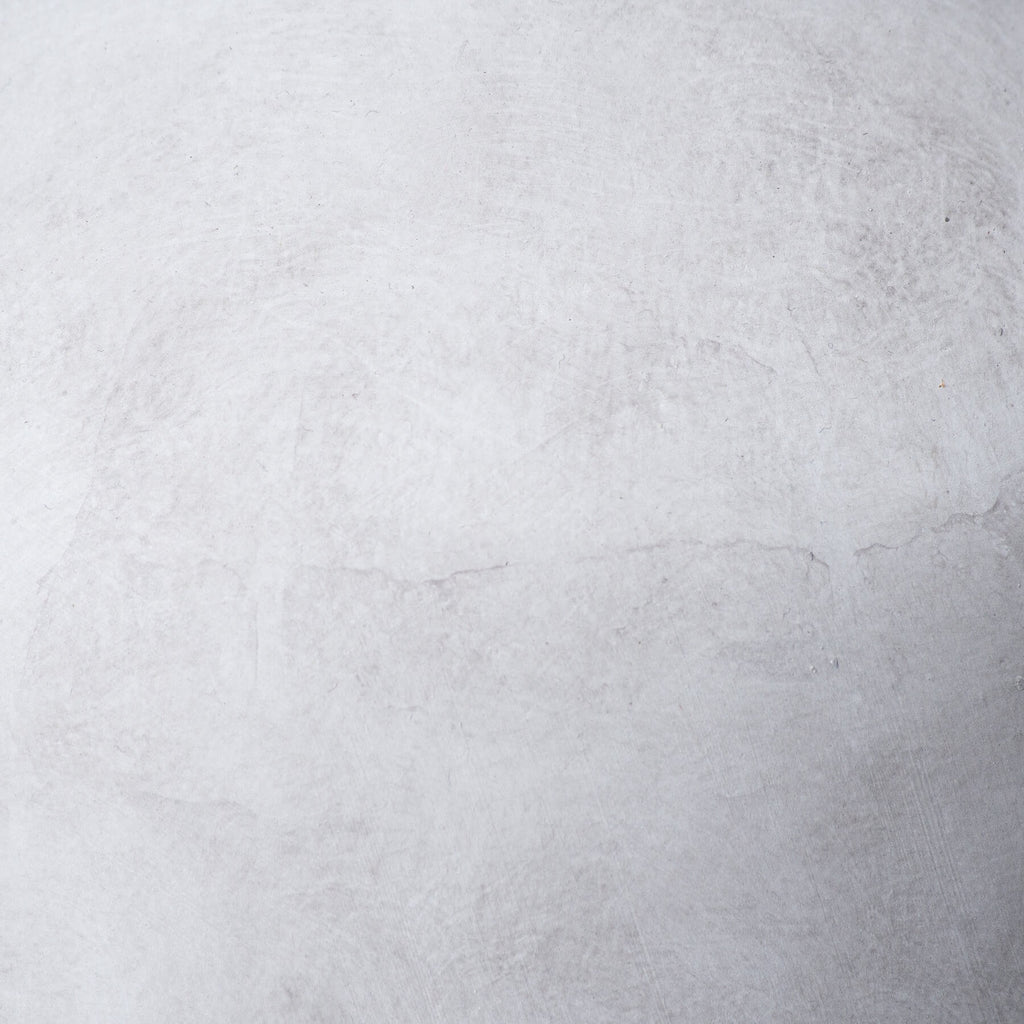Handcrafted Darcy Ellipse stoneware vase in neutral hue, 36cm tall with organic texture for floral arrangements. by RoomLondon at brixbailey.com