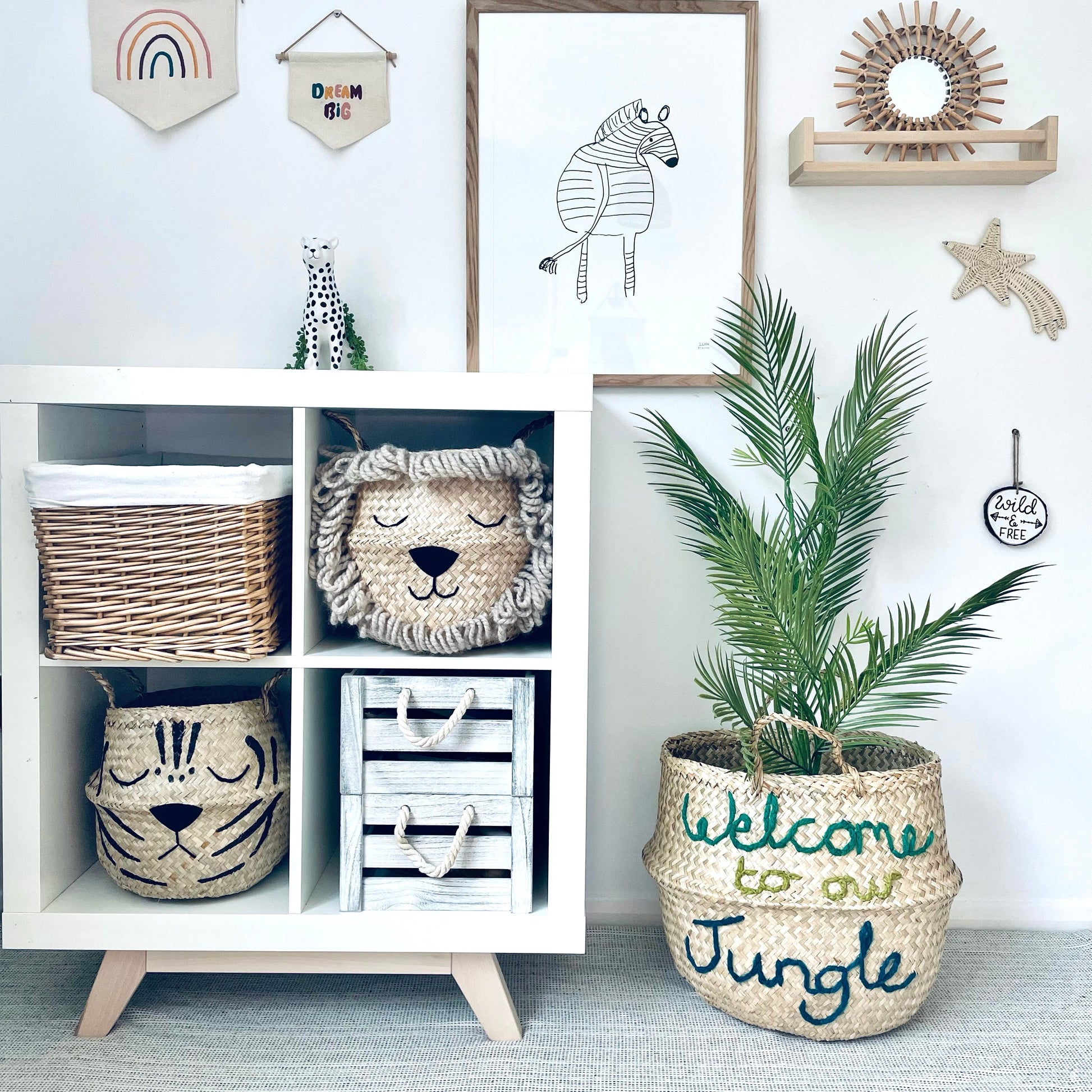 Welcome to our jungle basket - Extra Large
