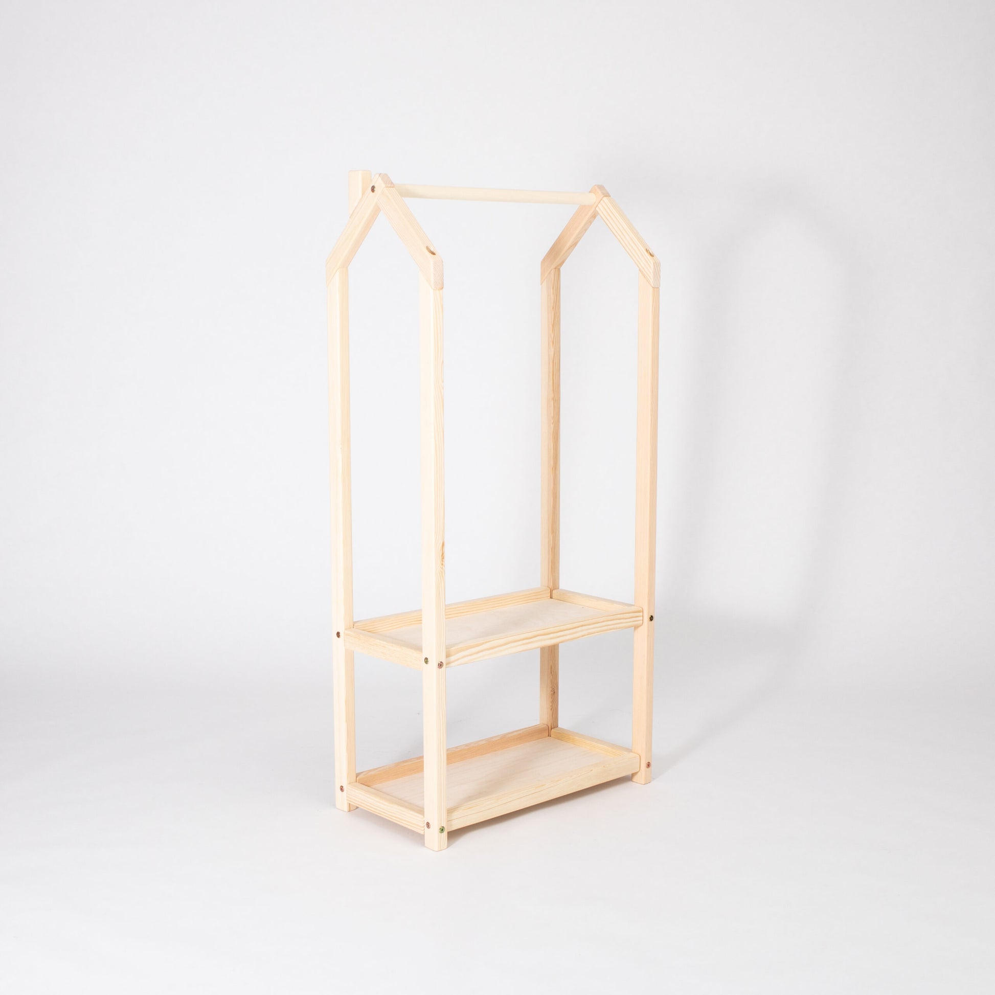 House Shaped Clothing Rack – Montessori Inspired & Creative by Montessori House Bed at www.brixbailey.com