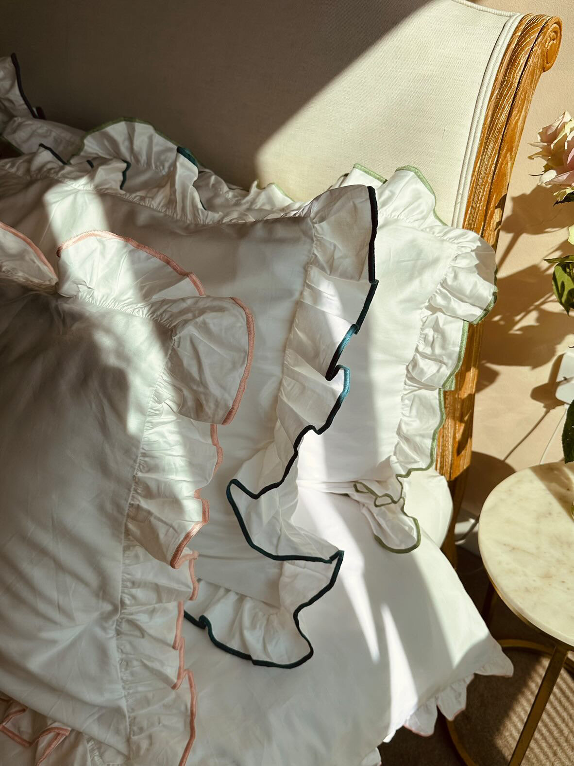 Provence Teal Pillowcase Pair