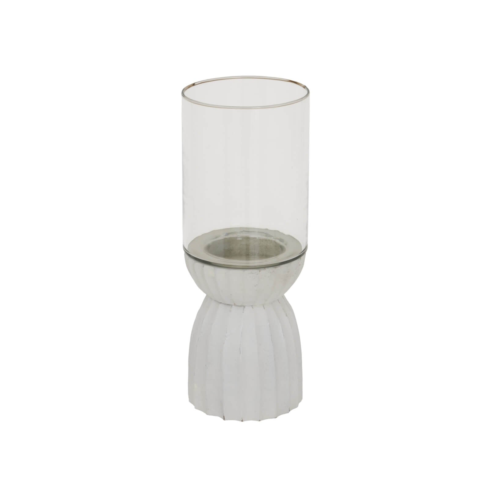 White carved glass hurricane lantern with intricate geometric patterns, warm atmospheric glow, traditional design. by RoomLondon at brixbailey.com