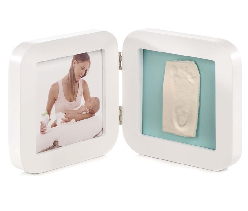 Duo Photo and Clay Print Frame for Baby Memories