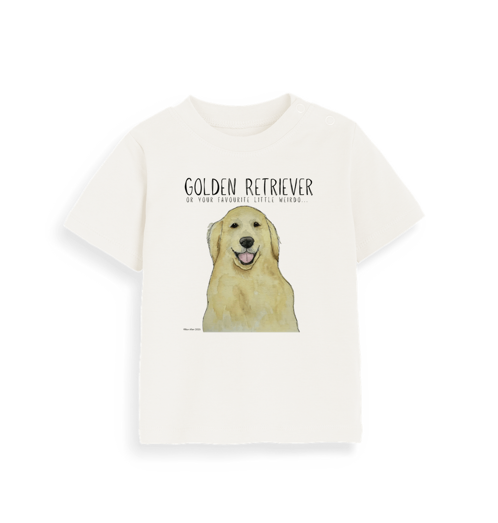 Golden Retriever Baby T-Shirt for Little Weirdos