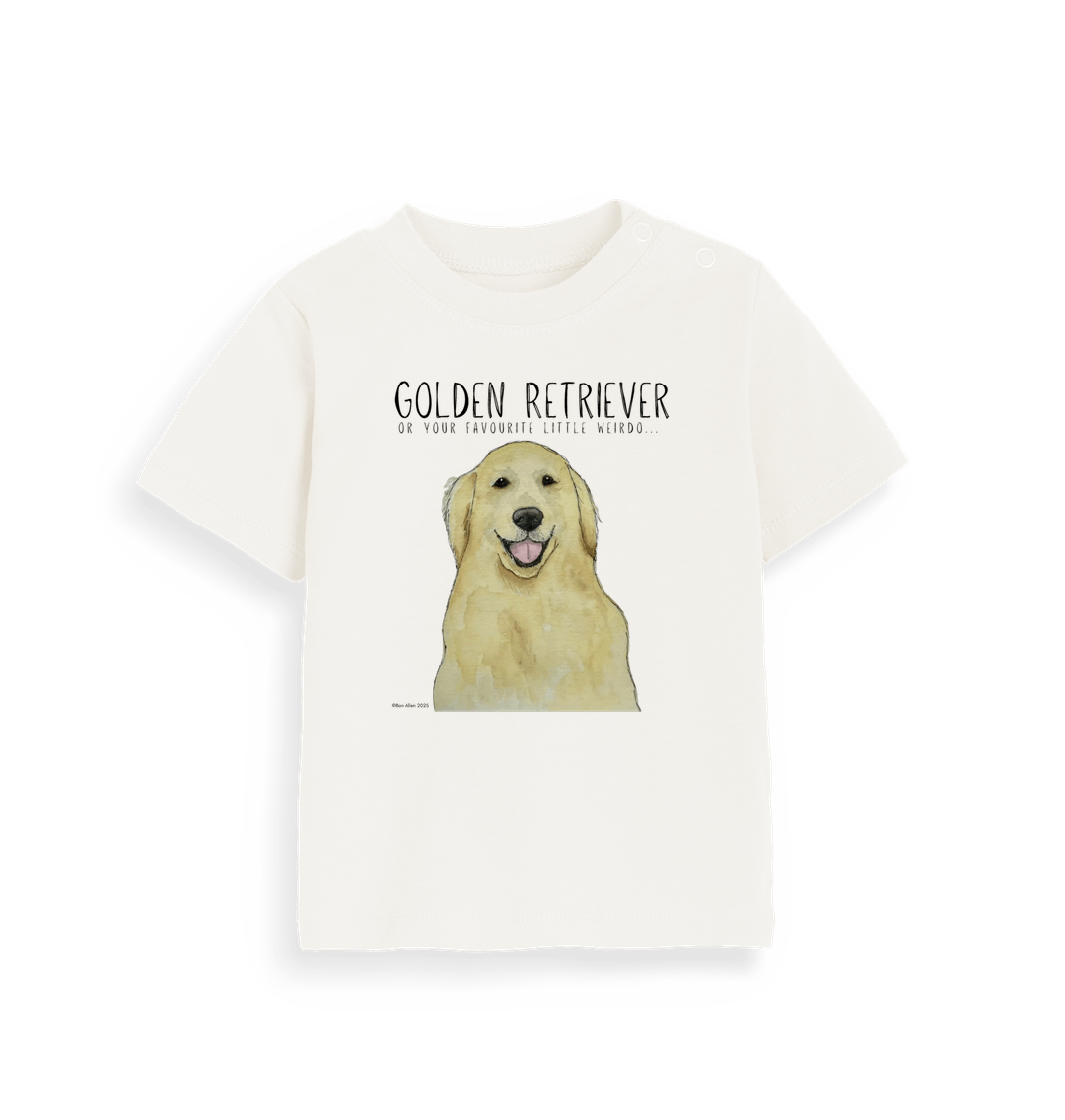 Golden Retriever Baby T-Shirt for Little Weirdos
