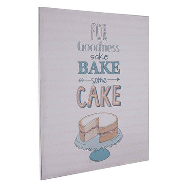 Bake Some Cake Wall Plaque