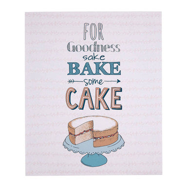 Bake Some Cake Wall Plaque