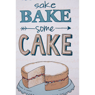 Bake Some Cake Wall Plaque