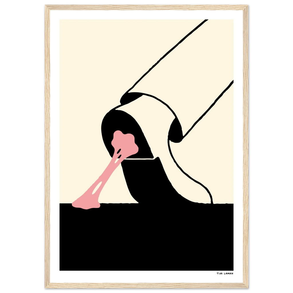 Stuck Framed Print