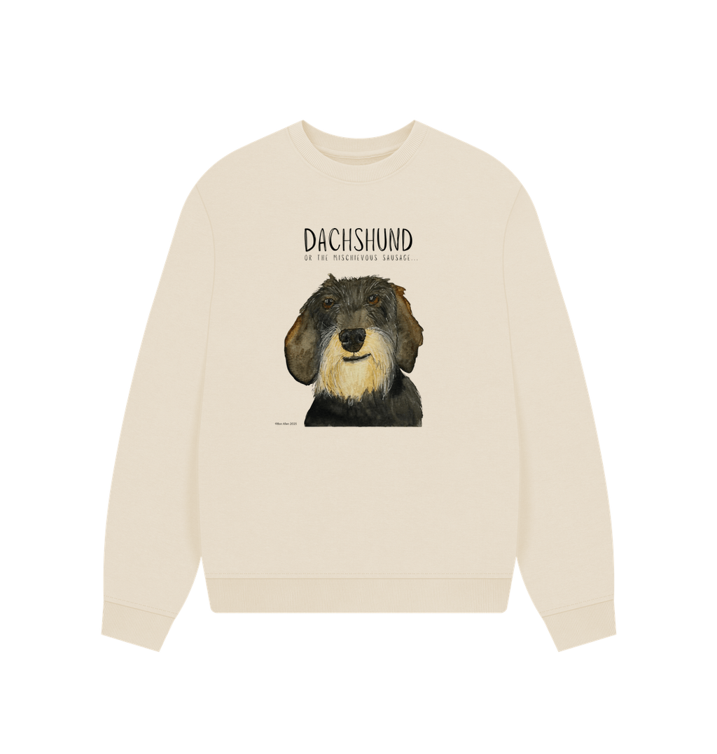 Wire Haired Dachshund Oversized Sweatshirt