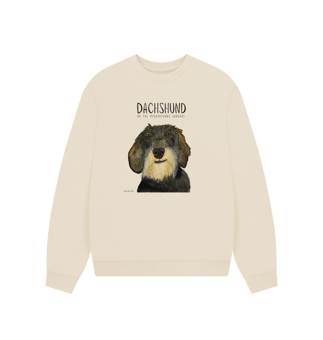 Wire Haired Dachshund Oversized Sweatshirt