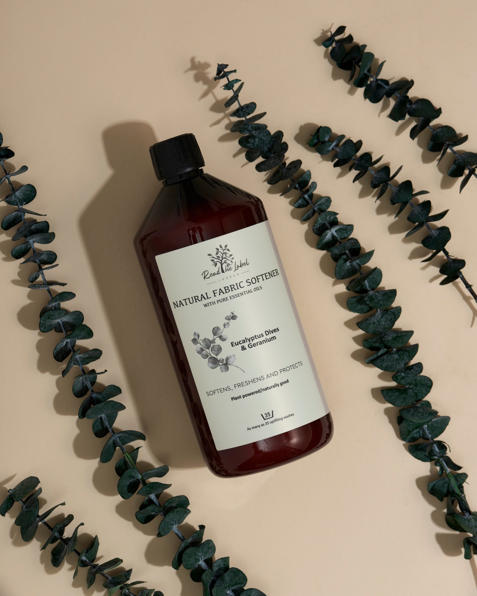 Natural Fabric Softener with Eucalyptus and Geranium