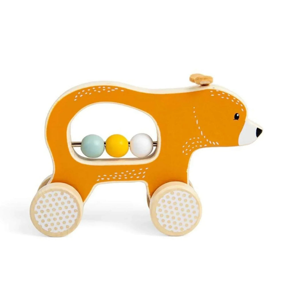 Push Along Wooden Bear Toy