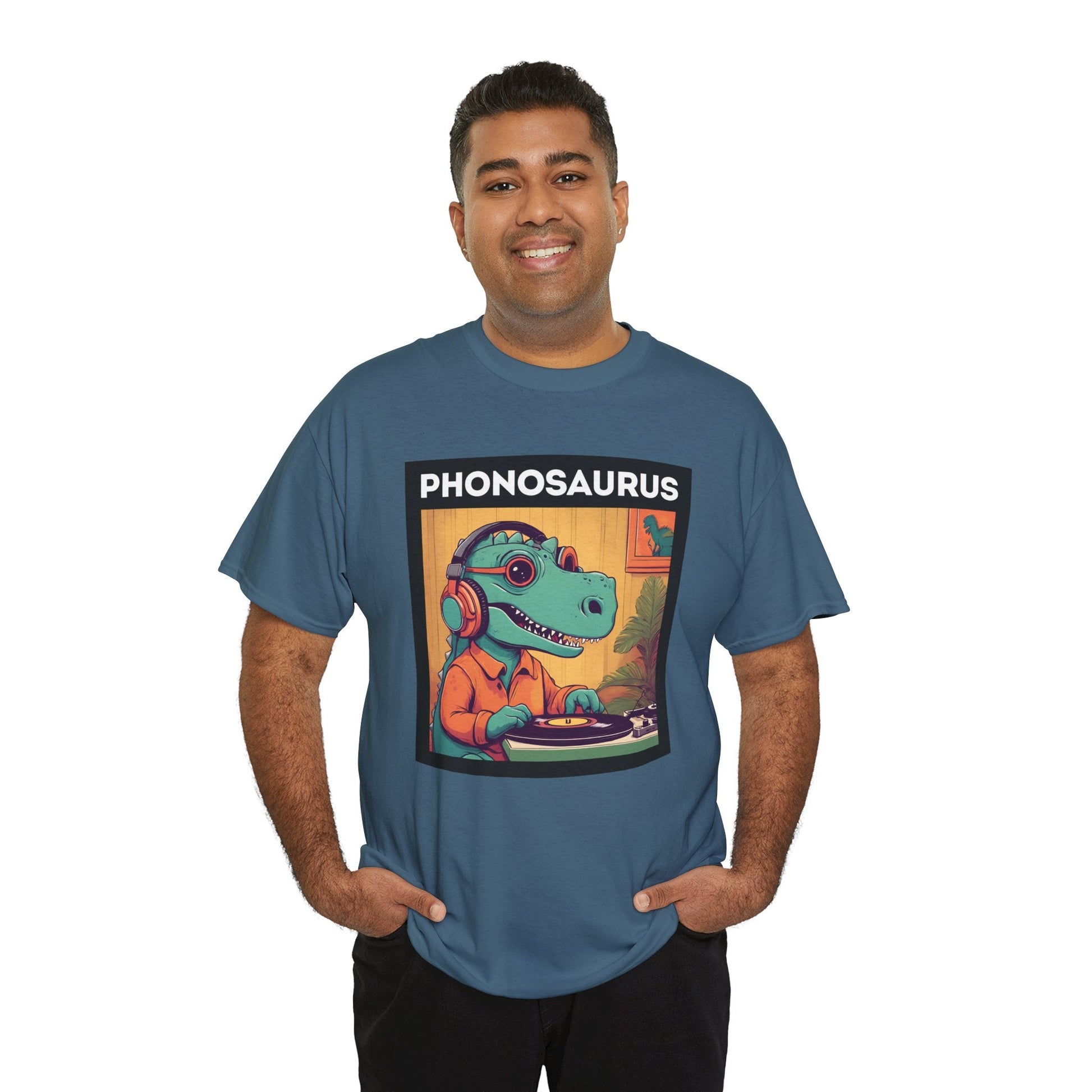Phonosaurus Men's Vinyl T-Shirt
